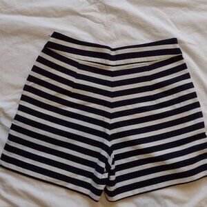 J Crew Factory Navy Striped Short  Size 2